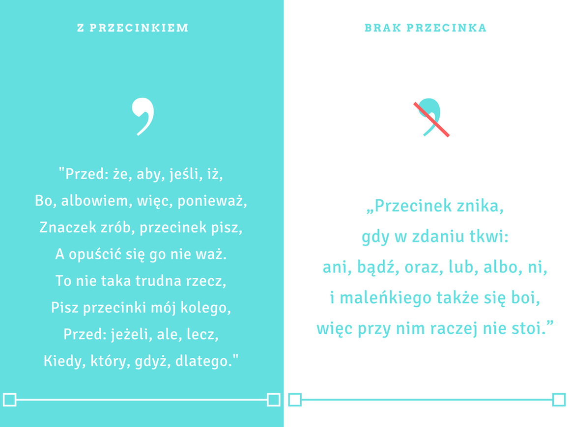Przecinek Stawiamy Po Rzeczownikach Występujących W Jak poprawnie stawiać przecinki, aby nie zgubić sensu zdania? - Artykuł